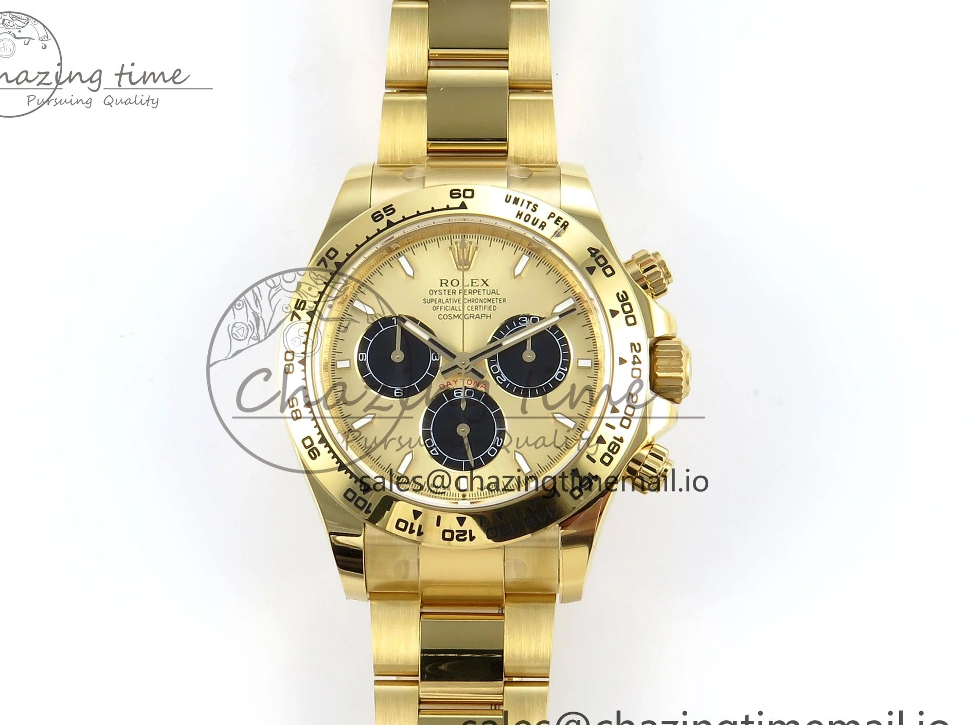 MiroTime 0507 Daytona 126508 APSF 1:1 Best Edition YG Black Dial on YG Braclet SH Unisex 739